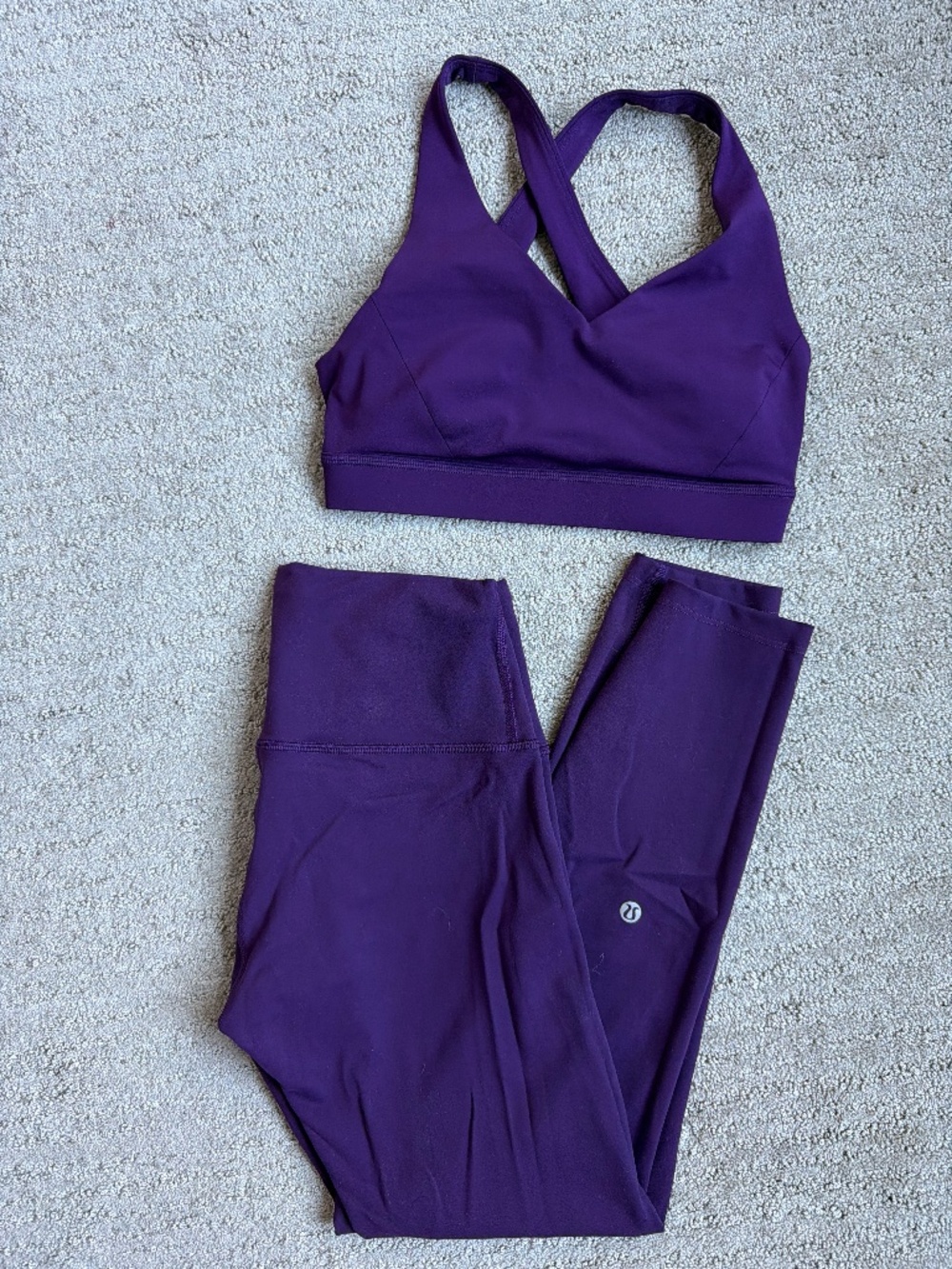 lululemon purple Wunder train set